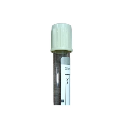 Vacuum Blood Glucose Collect Tube Medical PET Glass Sodium Fluoride