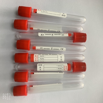 Laboratory Medical Sample Test Glass Pet Plain Serum Tube 13X75