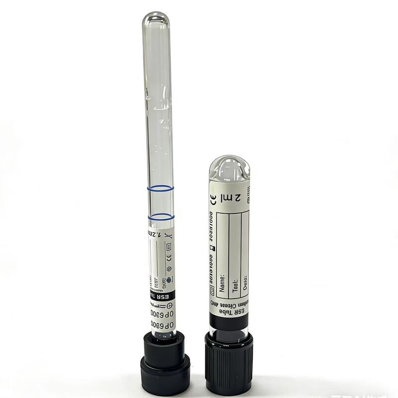 ESR Vacuum Tubes with 3.8% Sodium Citrate - Precision 4:1 Blood Ratio