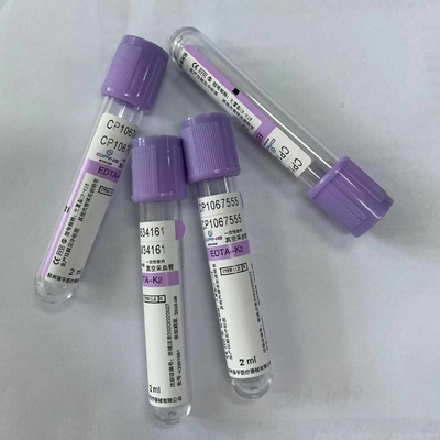 پوشش سر اسطوخودوس پزشکی Edta K2 K3 Blood Collection Tube
