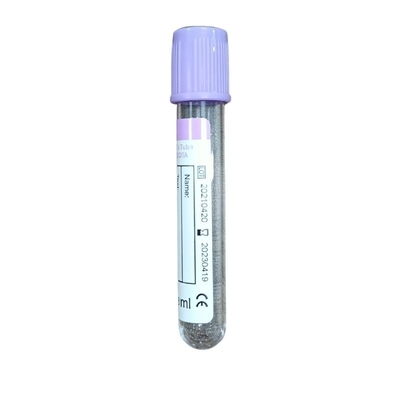 Pet Material EDTA Blood Collection Bottles Tube وکیوم رنگ بنفش
