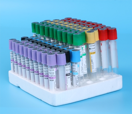 EDTA K2 K3 خلاء لوله جمع آوری خون PET پلاستیک برای آزمایشگاه