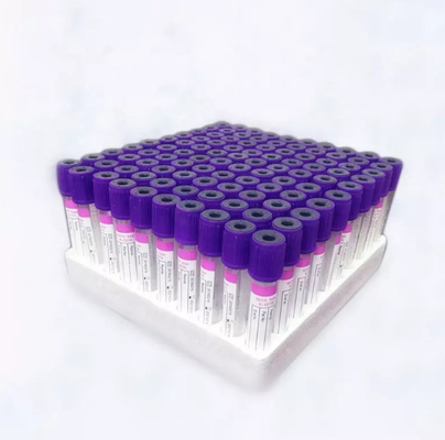 مواد مصرفی پزشکی Glass EDTA Tube PET Lavender K2 K3 یکبار مصرف وکیوم مجموعه خون