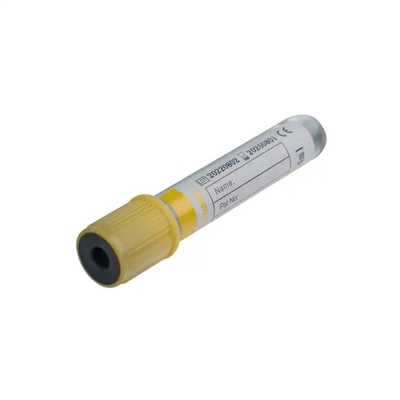 6ml لوله فعال کننده ژل و لخته زرد لوله جمع آوری خونی
