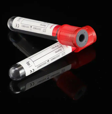 لوازم پزشکی 13*75mm 4ml لوله جمع آوری خون قرمز با رنگ زرد و فعال کننده لخته