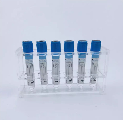 1.8ml-8ml سیترات سدیم 9 1 لوله ضروری برای جمع آوری خون / آزمایش مواد PET / شیشه ای